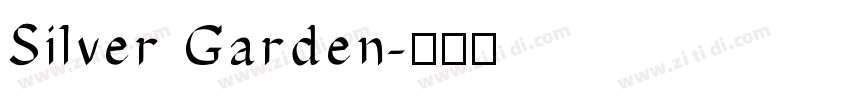 Silver Garden字体转换